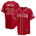 Davalo T.Rangers #32 Evan Carter Player Red 2026 City Connect Stitched Jerseys