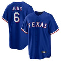 Davalo T.Rangers #6 Josh Jung Player Royal Limited Home Stitched Jerseys