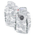 Davalo T.Titans Camo Arctic Salute to Service Pullover Hoodies Home Game Blank Player Stitched Jerseys