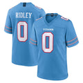 Davalo T.Titans #0 Calvin Ridley Player Light Blue 2026 Game Home Stitched Jerseys