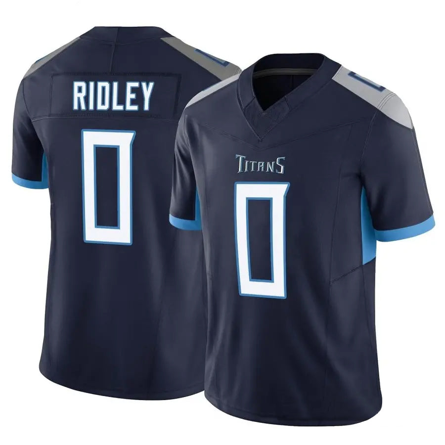 Davalo T.Titans #0 Calvin Ridley Player Navy Vapor F.U.S.E. Limited Stitched Jerseys