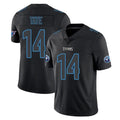 Davalo T.Titans #14 Carnell Tate Player Black Impact Limited Home Game Stitched Jerseys