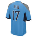 Davalo T.Titans #17 Chimere Dike Light Blue Team Game Stitched Jersey