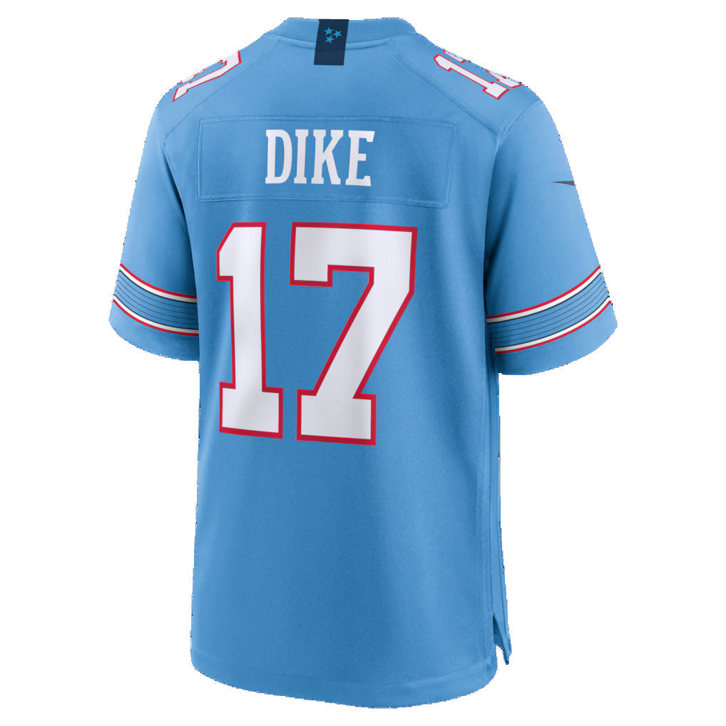 Davalo T.Titans #17 Chimere Dike Light Blue Team Game Stitched Jerseys