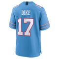 Davalo T.Titans #17 Chimere Dike Light Blue Team Game Stitched Jerseys
