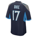 Davalo T.Titans #17 Chimere Dike Navy Team Game Stitched Jerseys