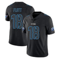 Davalo T.Titans #18 Cor'Dale Flott Player Black Impact Limited Home Game Stitched Jerseys