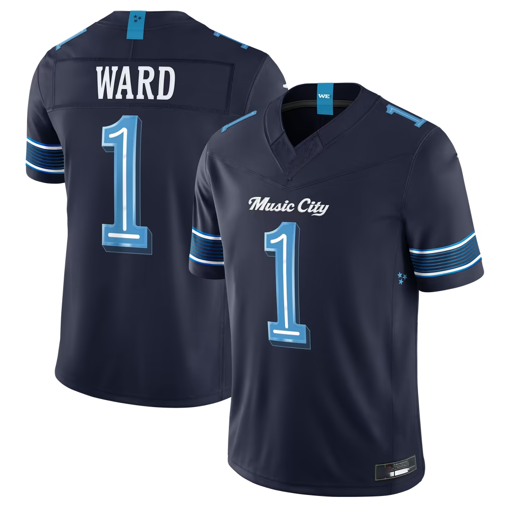 Davalo T.Titans #1 Cameron Ward Navy 2026 Rivalries Collection Limited Stitched Jerseys