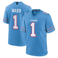 Davalo T.Titans #1 Cameron Ward Player Light Blue 2026 Game Home Stitched Jerseys