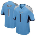 Davalo T.Titans #1 Cameron Ward  Player Light Blue Home Game Stitched Jerseys