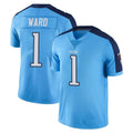 Davalo T.Titans #1 Cameron Ward Player Light Blue Limited Color Rush Home Game Stitched Jerseys