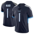 Davalo T.Titans #1 Cameron Ward Player Navy Limited Vapor Untouchable Home Game Stitched Jerseys