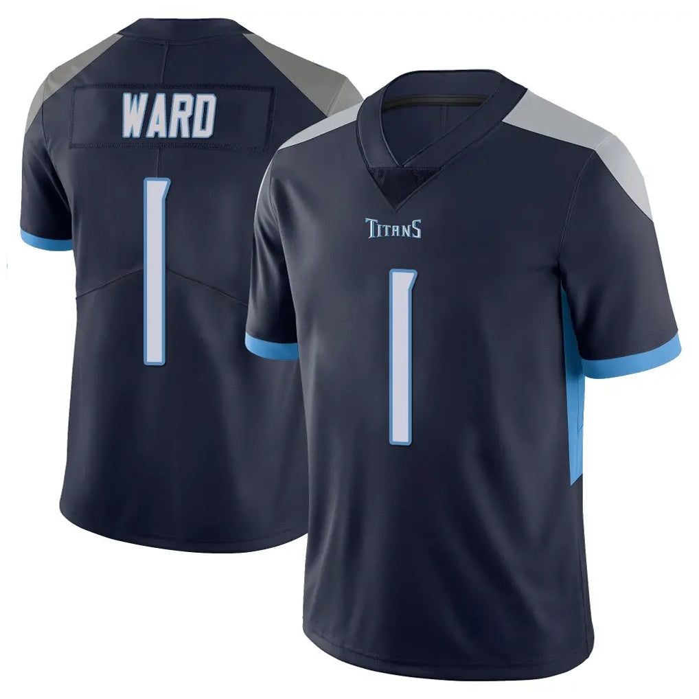 Davalo T.Titans #1 Cameron Ward Player Navy Limited Vapor Untouchable Home Game Stitched Jerseys