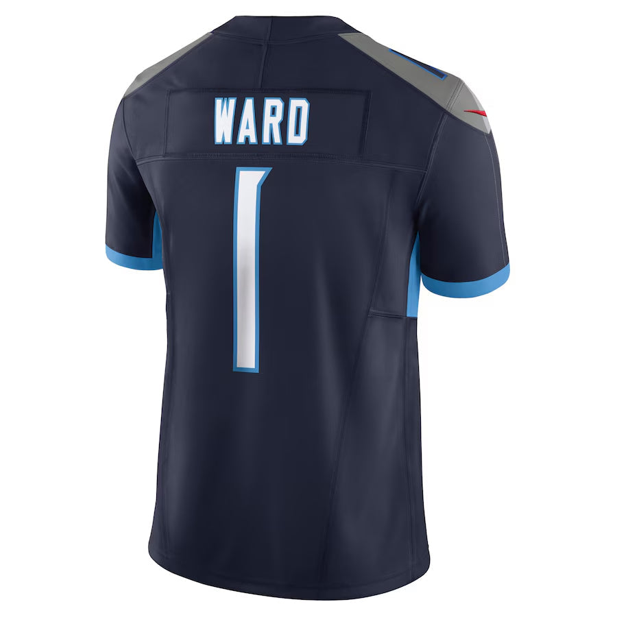 Davalo T.Titans #1 Cameron Ward Player Navy Vapor F.U.S.E. Limited Stitched Jerseys
