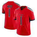 Davalo T.Titans #1 Cameron Ward Player Red Vapor F.U.S.E. Limited Stitched Jerseys