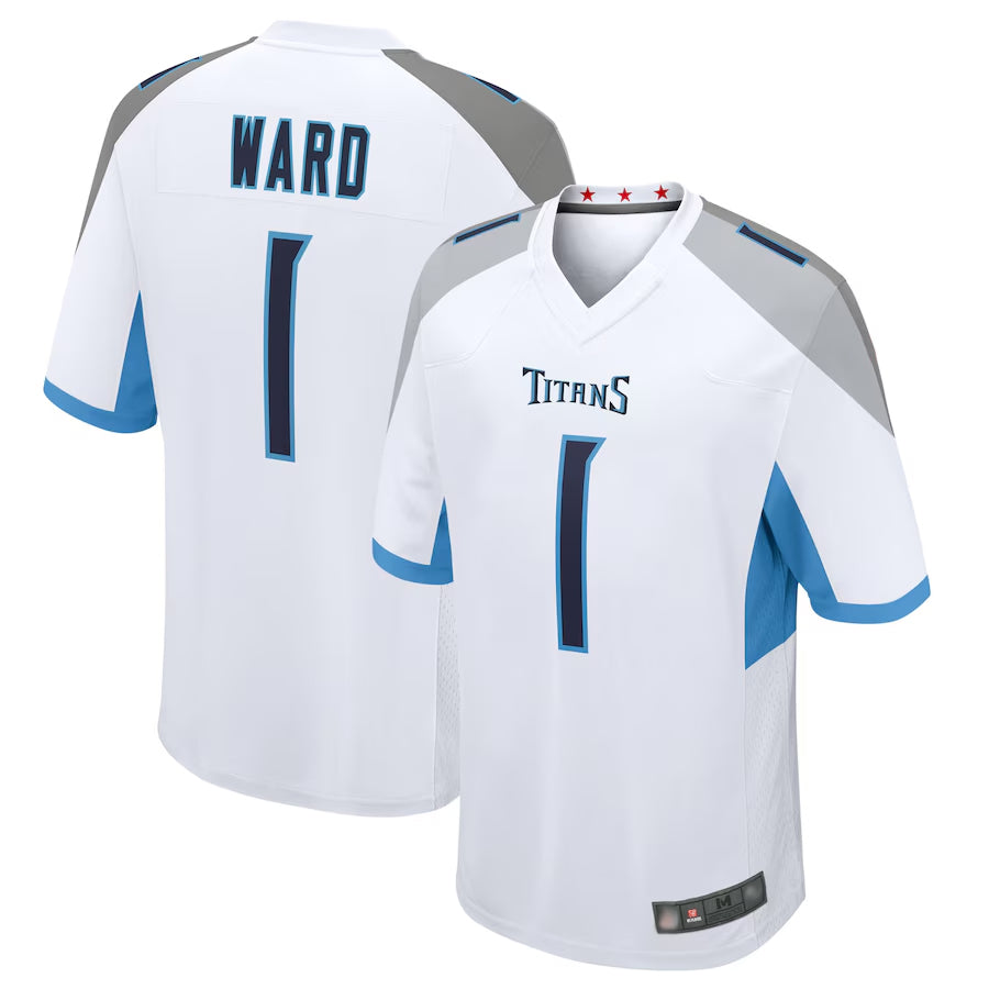 Davalo T.Titans #1 Cameron Ward Player White Game Stitched Jerseys