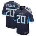 Davalo T.Titans #20 Tony Pollard Navy Game Player Jersey Stitched Jerseys