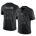 Davalo T.Titans #20 Tony Pollard Player Black RFLCTV Limited Stitched Jerseys