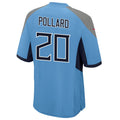 Davalo T.Titans #20 Tony Pollard Player Light Blue Home Game Stitched Jerseys