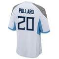 Davalo T.Titans #20 Tony Pollard Player White Home Game Stitched Jerseys