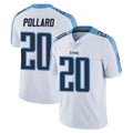 Davalo T.Titans #20 Tony Pollard Player White Limited Vapor Untouchable Home Game Stitched Jerseys