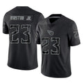 Davalo T.Titans #23 Kevin Winston Jr. Player Black Limited Reflective Home Game Stitched Jerseys