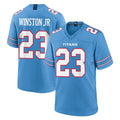 Davalo T.Titans #23 Kevin Winston Jr. Player Light Blue 2026 Game Home Stitched Jerseys