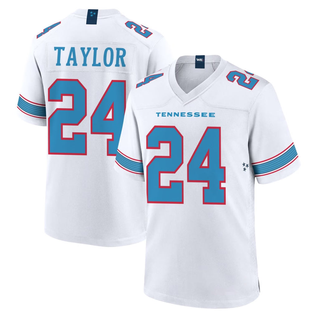 Davalo T.Titans #24 Alontae Taylor Player White 2026 Game Home Stitched Jerseys