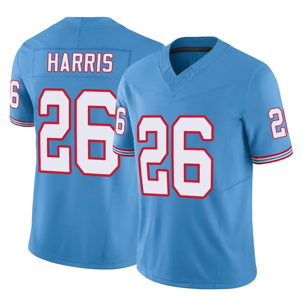 Davalo T.Titans #26 Marcus Harris Player Light Blue Limited Vapor F.U.S.E. Home Game Stitched Jerseys