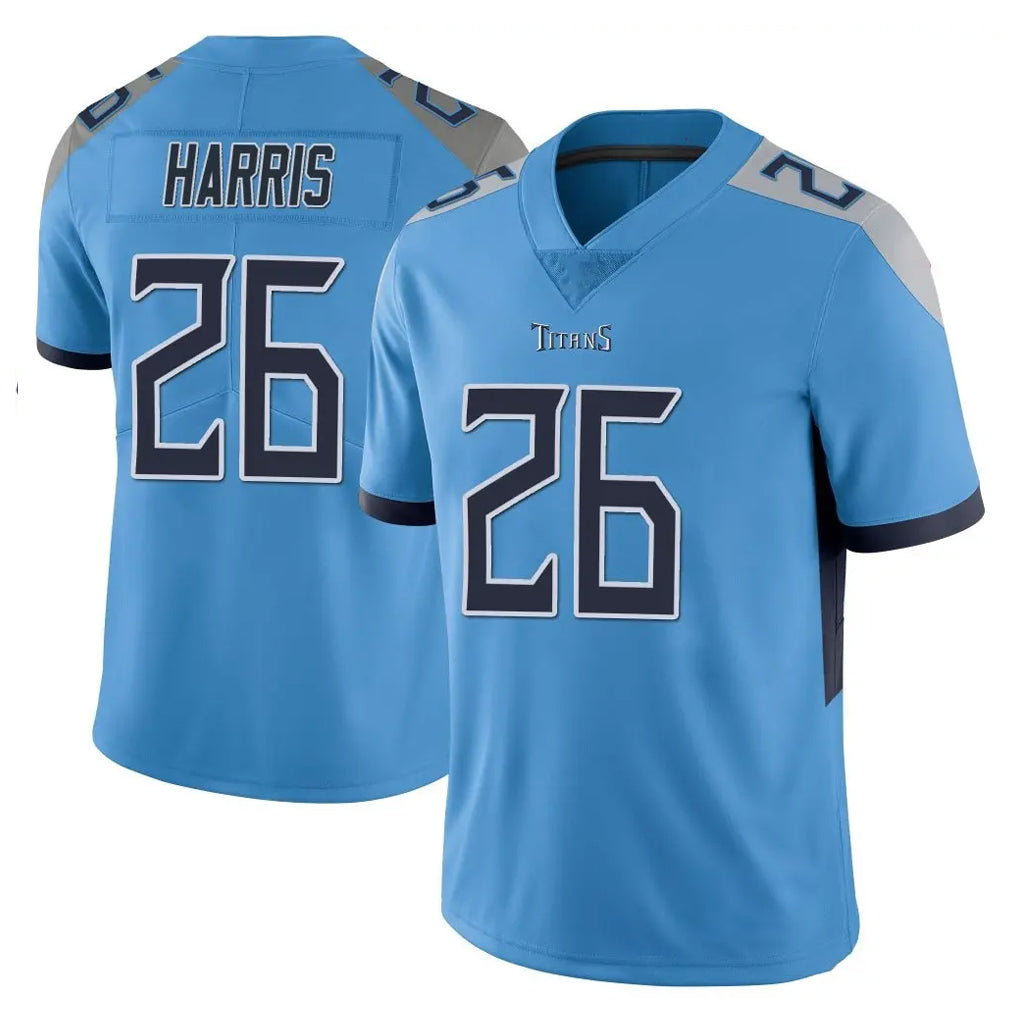 Davalo T.Titans #26 Marcus Harris Player Light Blue Limited Vapor Untouchable Home Game Stitched Jerseys