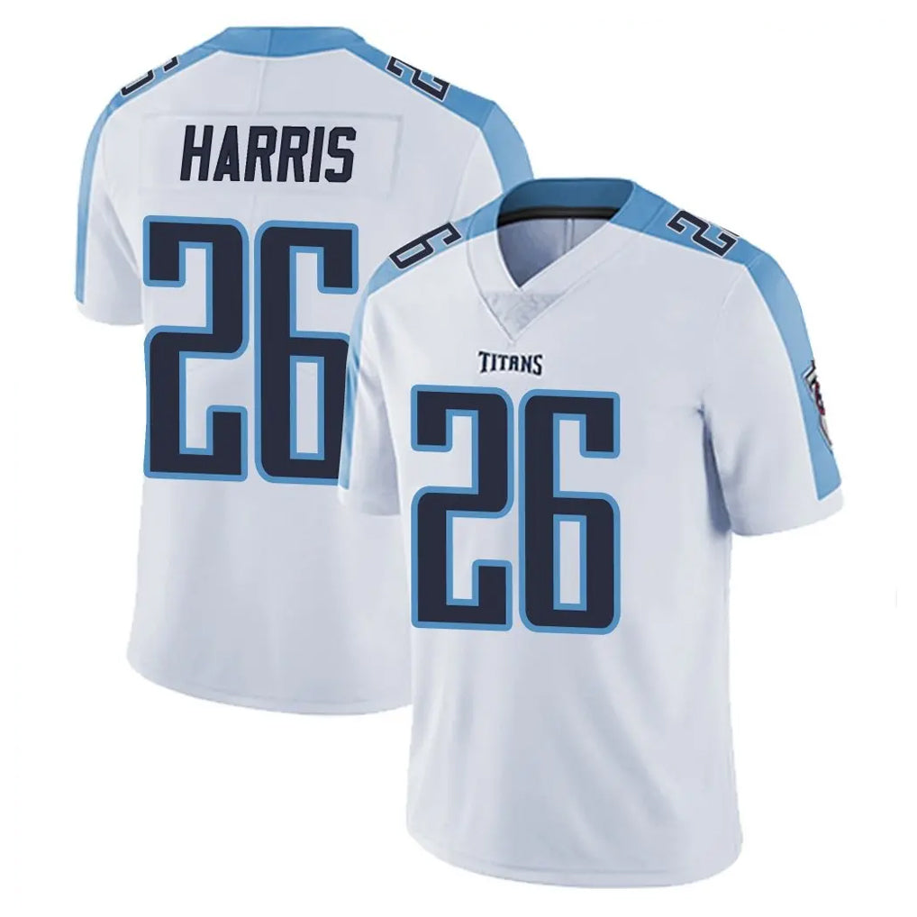 Davalo T.Titans #26 Marcus Harris Player White Limited Vapor Untouchable Home Game Stitched Jerseys
