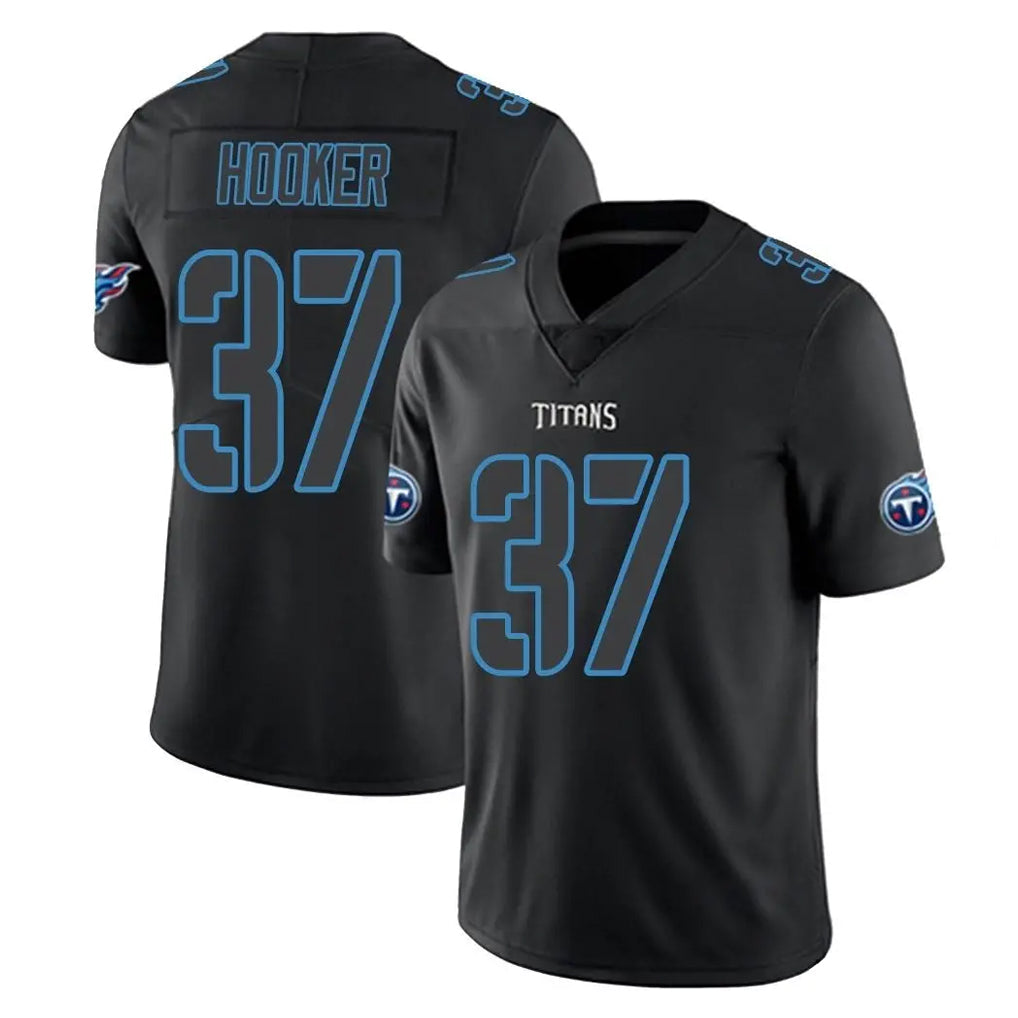 Davalo T.Titans #37 Amani Hooker Player Black Impact Limited Home Game Stitched Jerseys