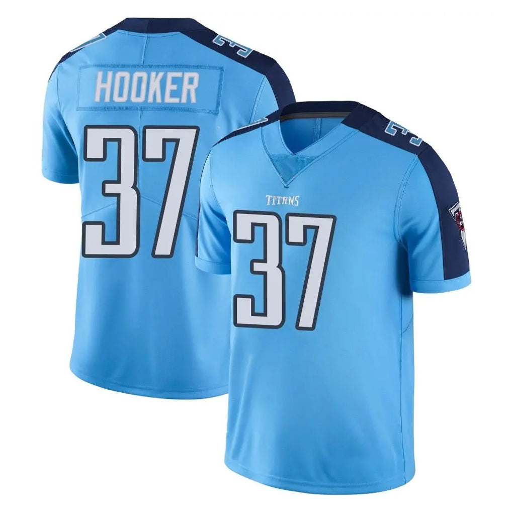 Davalo T.Titans #37 Amani Hooker Player Light Blue Limited Color Rush Home Game Stitched Jerseys