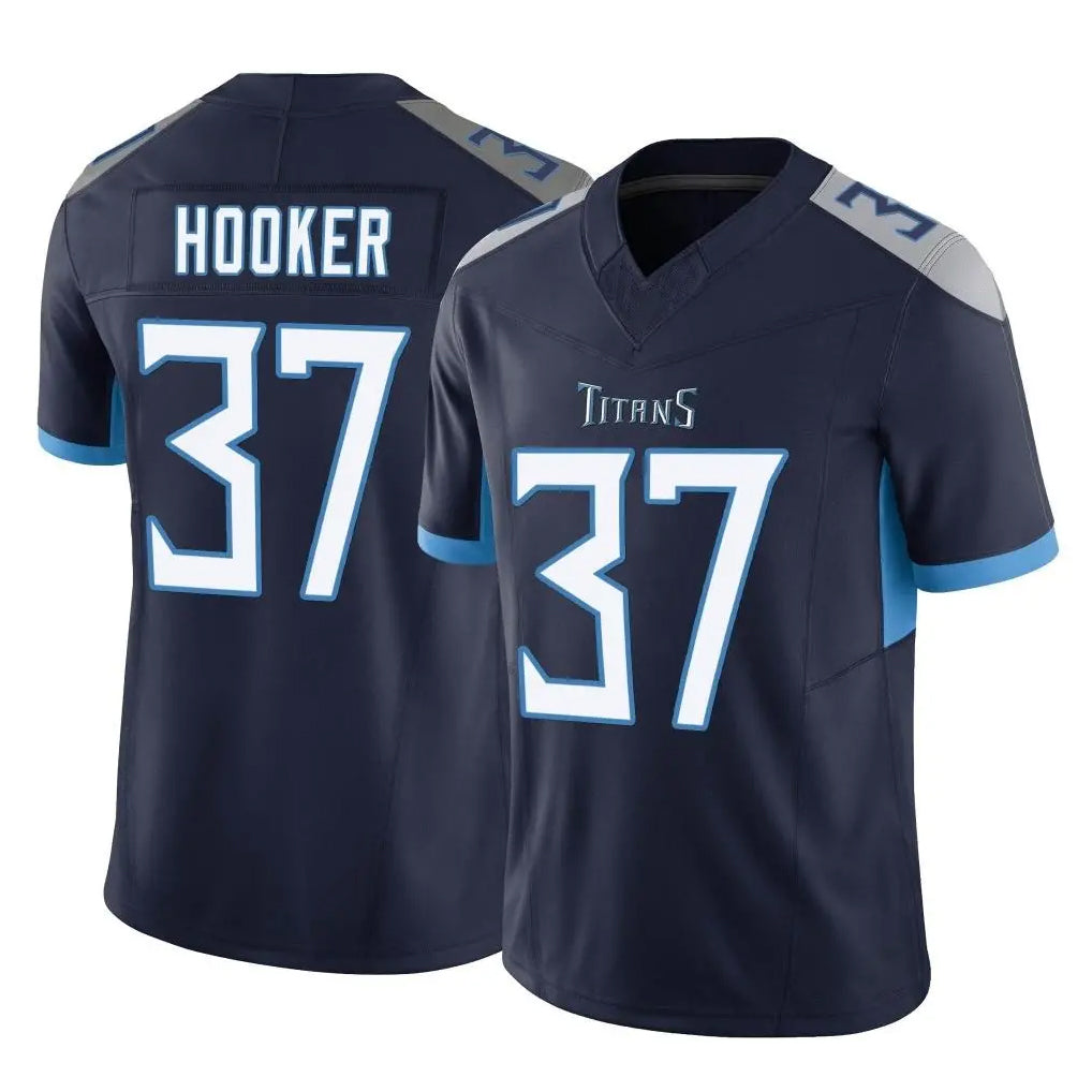 Davalo T.Titans #37 Amani Hooker Player Navy Limited Vapor F.U.S.E. Home Game Stitched Jerseys