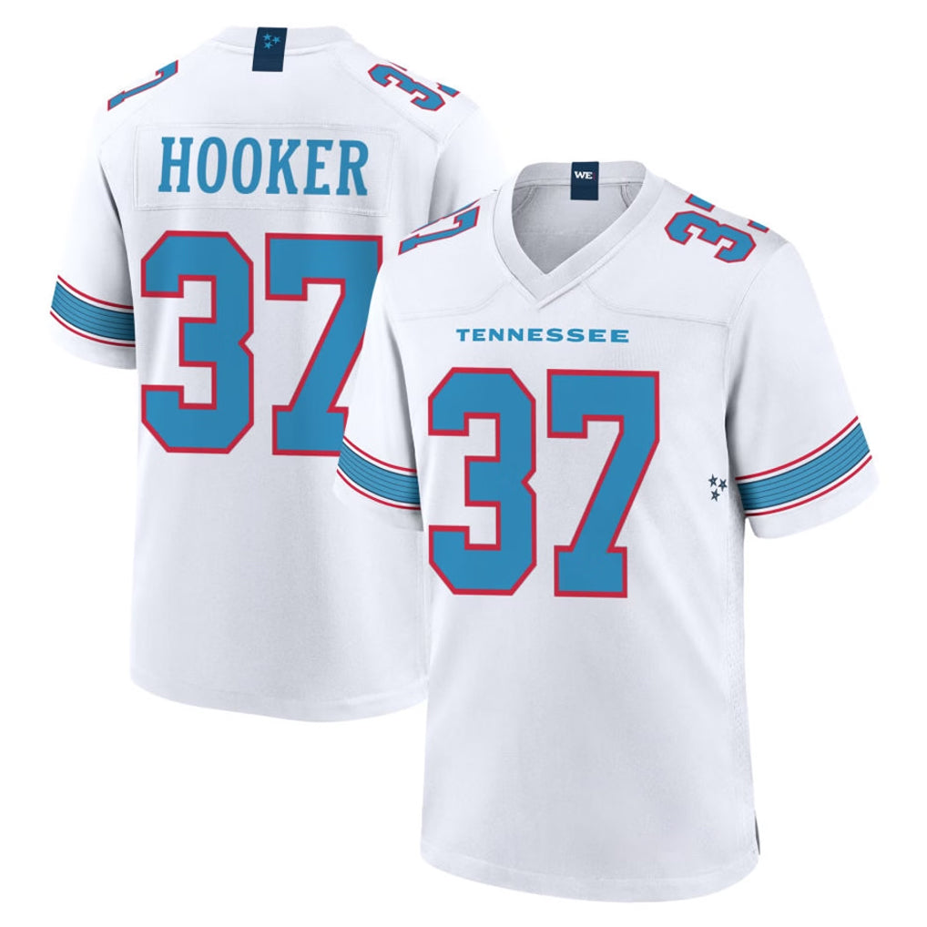Davalo T.Titans #37 Amani Hooker Player White 2026 Game Home Stitched Jerseys