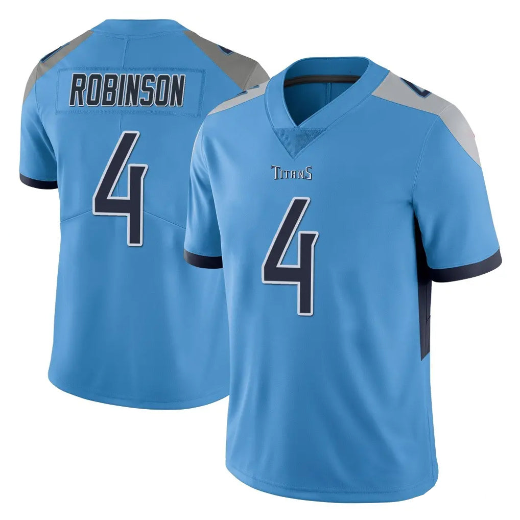 Davalo T.Titans #4 Wan'Dale Robinson Player Light Blue Limited Vapor Untouchable Home Game Stitched Jerseys