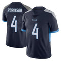 Davalo T.Titans #4 Wan'Dale Robinson Player Navy Limited Vapor Untouchable Home Game Stitched Jerseys