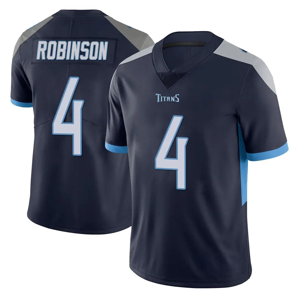 Davalo T.Titans #4 Wan'Dale Robinson Player Navy Limited Vapor Untouchable Home Game Stitched Jerseys