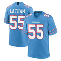 Davalo T.Titans #55 JC Latham Player Light Blue 2026 Game Home Stitched Jerseys