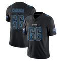 Davalo T.Titans #66 Fernando Carmona Jr. Player Black Impact Limited Home Game Stitched Jerseys