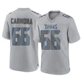 Davalo T.Titans #66 Fernando Carmona Jr. Player Gray Atmosphere Fashion Home Game Stitched Jerseys