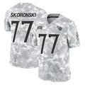 Davalo T.Titans #77 Peter Skoronski Player Arctic Camo Limited Salute to Service Home Game Stitched Jerseys