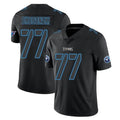 Davalo T.Titans #77 Peter Skoronski Player Black Impact Limited Home Game Stitched Jerseys