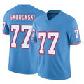 Davalo T.Titans #77 Peter Skoronski Player Light Blue Limited Vapor F.U.S.E. Home Game Stitched Jerseys