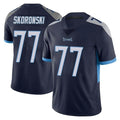 Davalo T.Titans #77 Peter Skoronski Player Navy Limited Vapor Untouchable Home Game Stitched Jerseys