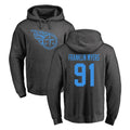 Davalo T.Titans #91 John Franklin-Myers Player Ash One Color Pullover Hoodies Home Game Stitched Jerseys