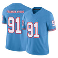Davalo T.Titans #91 John Franklin-Myers Player Light Blue Limited Vapor F.U.S.E. Home Game Stitched Jerseys