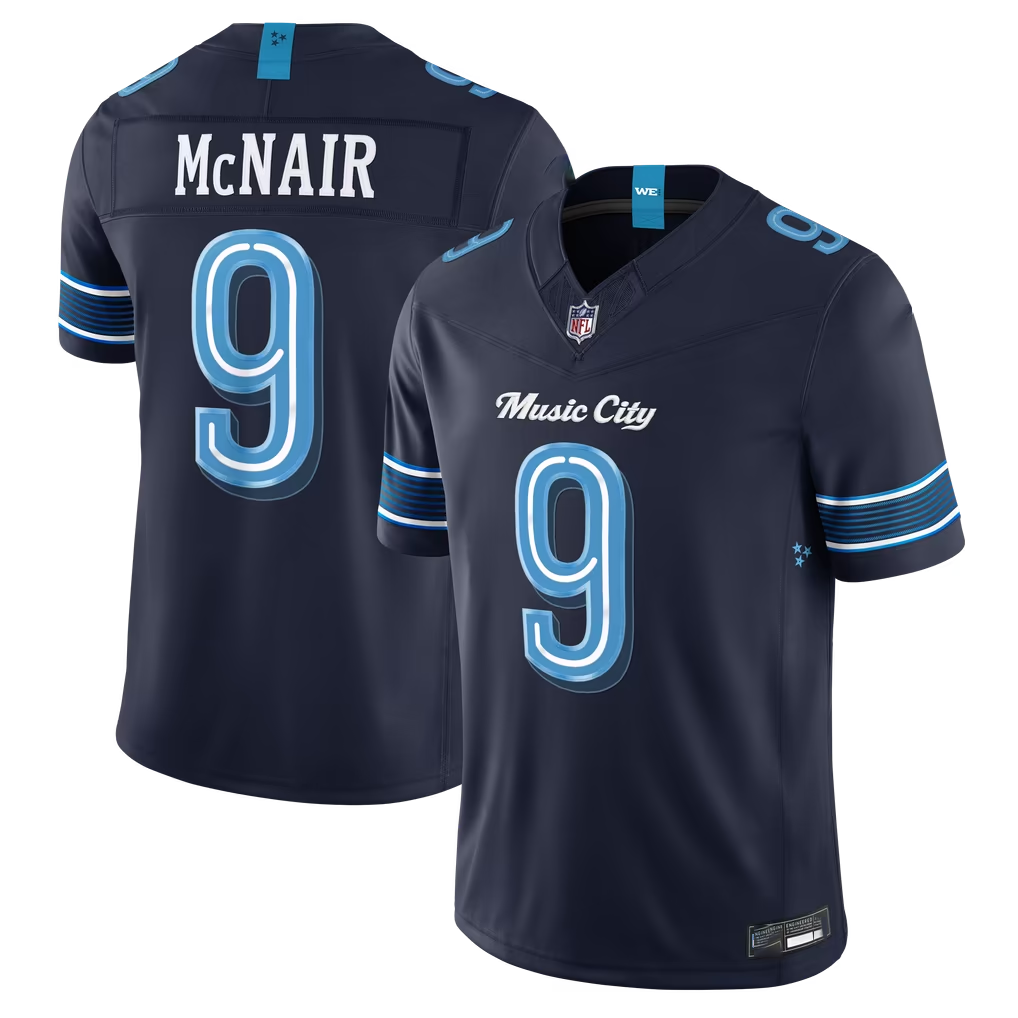 Davalo T.Titans #9 Steve McNair Navy 2026 Rivalries Collection Limited Stitched Jerseys