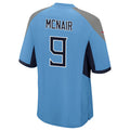 Davalo T.Titans #9 Steve McNair Player Light Blue Home Game Stitched Jerseys