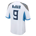 Davalo T.Titans #9 Steve McNair Player White Home Game Stitched Jerseys